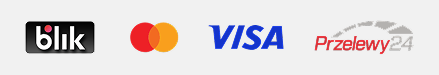 Formy płatności blik mastercard VISA Przelewy24