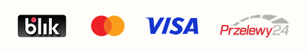 Formy płatności blik mastercard VISA Przelewy24